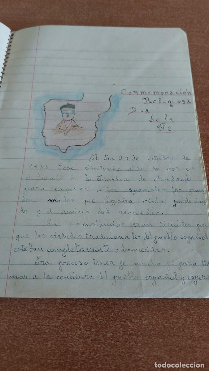 Otros art&iacute;culos de coleccionismo en papel: Libreta escolar a&ntilde;o 1961 decorada - Foto 2