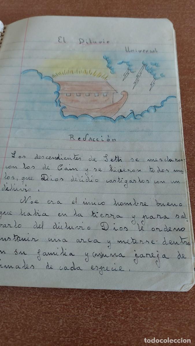 Otros art&iacute;culos de coleccionismo en papel: Libreta escolar a&ntilde;o 1961 decorada - Foto 4