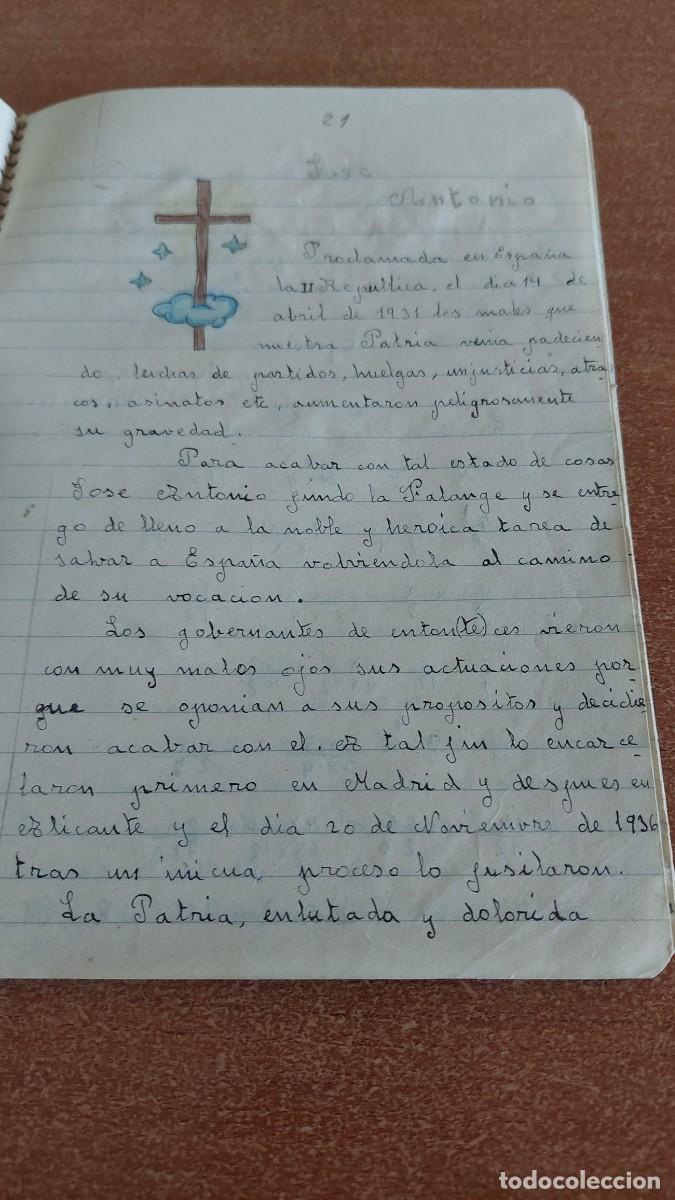 Otros art&iacute;culos de coleccionismo en papel: Libreta escolar a&ntilde;o 1961 decorada - Foto 5