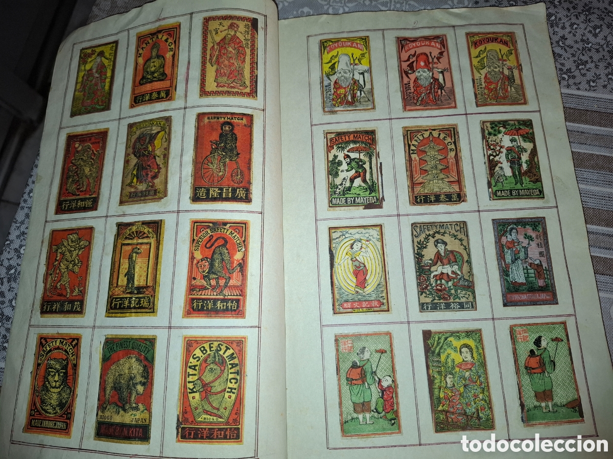 Otros Art&iacute;culos de Coleccionismo en Papel: 500 Fototipias de cajas de cerillas japonesas finales del XIX