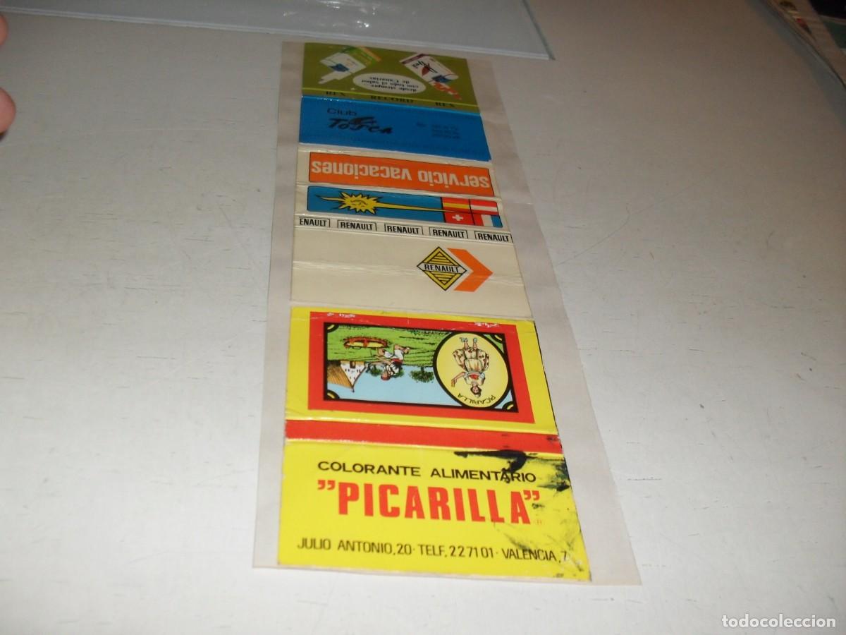 Otros Art&iacute;culos de Coleccionismo en Papel: PUBLICIDAD(EN CAJAS DE FOSFOROS):3 ARTICULOS SERVICIO VACACIONES RENAULT Y OTROS.A&Ntilde;OS 70