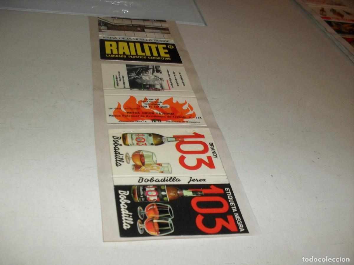Otros Art&iacute;culos de Coleccionismo en Papel: PUBLICIDAD(EN CAJAS DE FOSFOROS):3 ARTICULOS BRANDY 103 BOBADILLA Y OTROS.A&Ntilde;OS 70