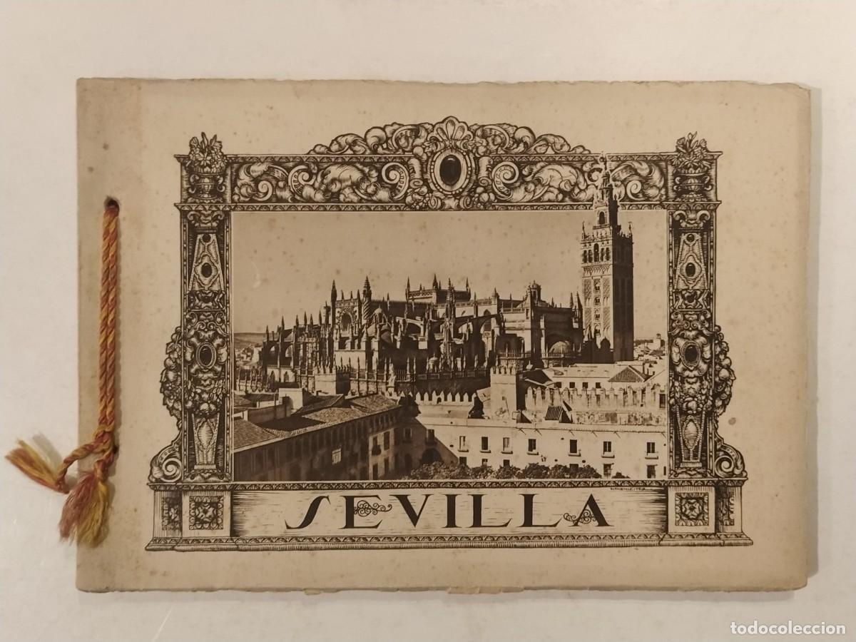 Otros art&iacute;culos de coleccionismo en papel: SEVILLA - ALBUM CON MUCHAS VISTAS ANTIGUAS - HUECOGRABADO MUMBRU - FOTO D&Uuml;CKER -VER FOTOS-(K-14.436)