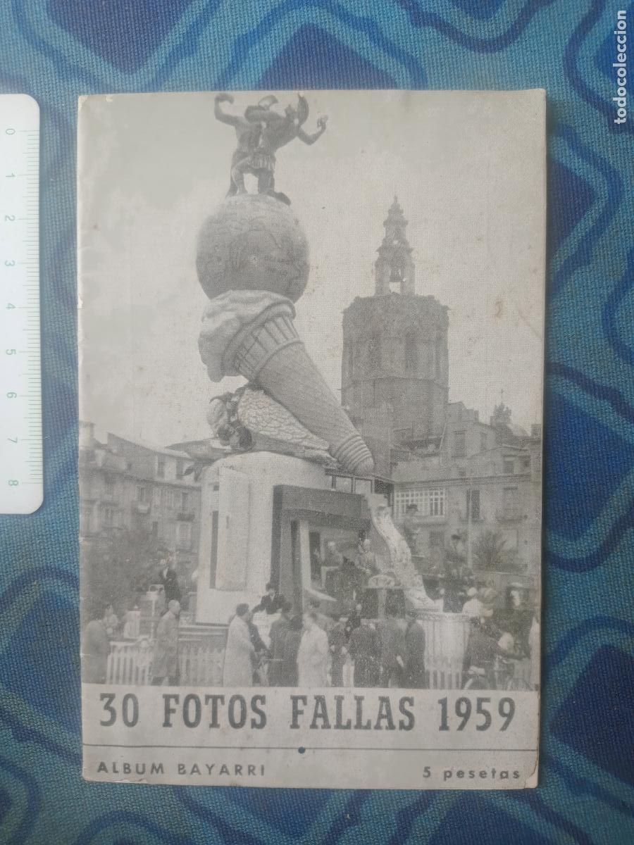 Otros Art&iacute;culos de Coleccionismo en Papel: ALBUM 30 FOTOS DE FALLAS BAYARRI 1959 - FALLAS DE VALENCIA - CON NUMEROSA PUBLICIDAD DE LA EPOCA
