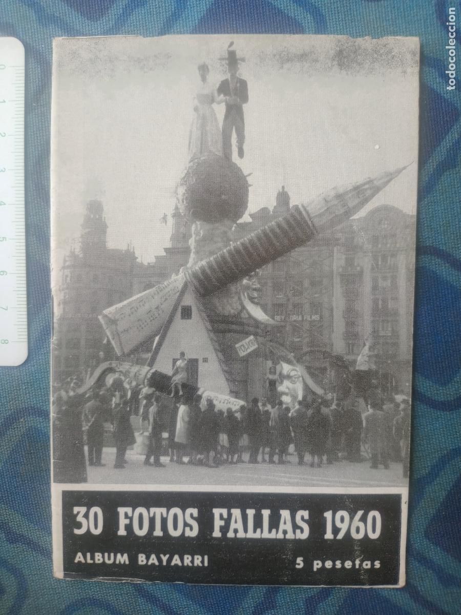 Otros Art&iacute;culos de Coleccionismo en Papel: ALBUM 30 FOTOS DE FALLAS BAYARRI 1960- FALLAS DE VALENCIA