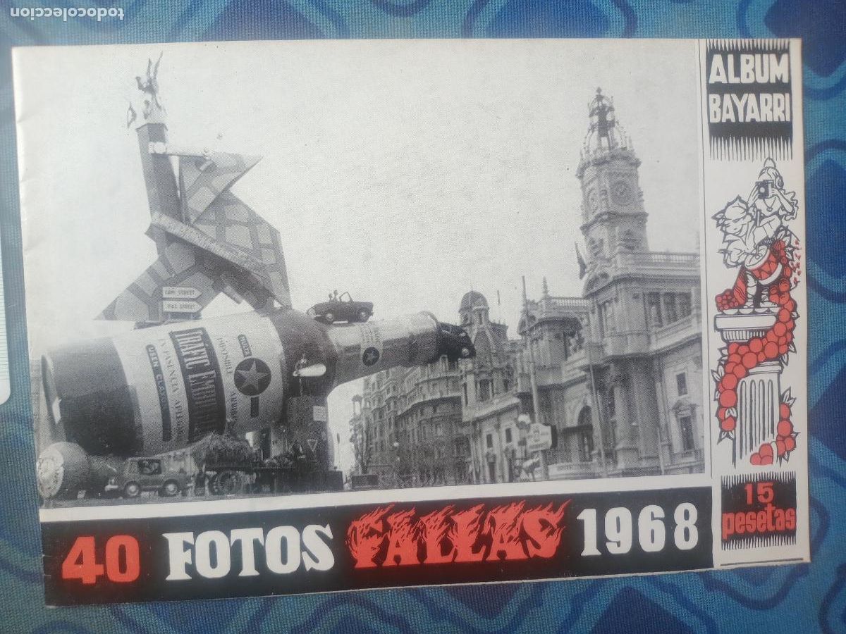 Otros Art&iacute;culos de Coleccionismo en Papel: REVISTA ALBUM FALLAS 1968 VALENCIA 40 FOTOS ALBUM BAYARRI