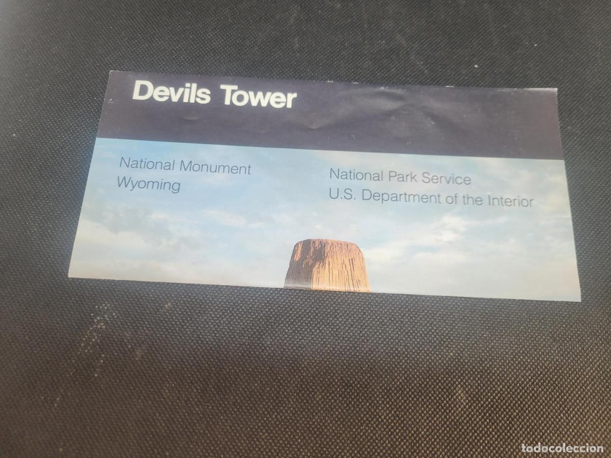 Otros art&iacute;culos de coleccionismo en papel: DEVILS TOWER NATIONAL MONUMENT WYOMING - Foto 1