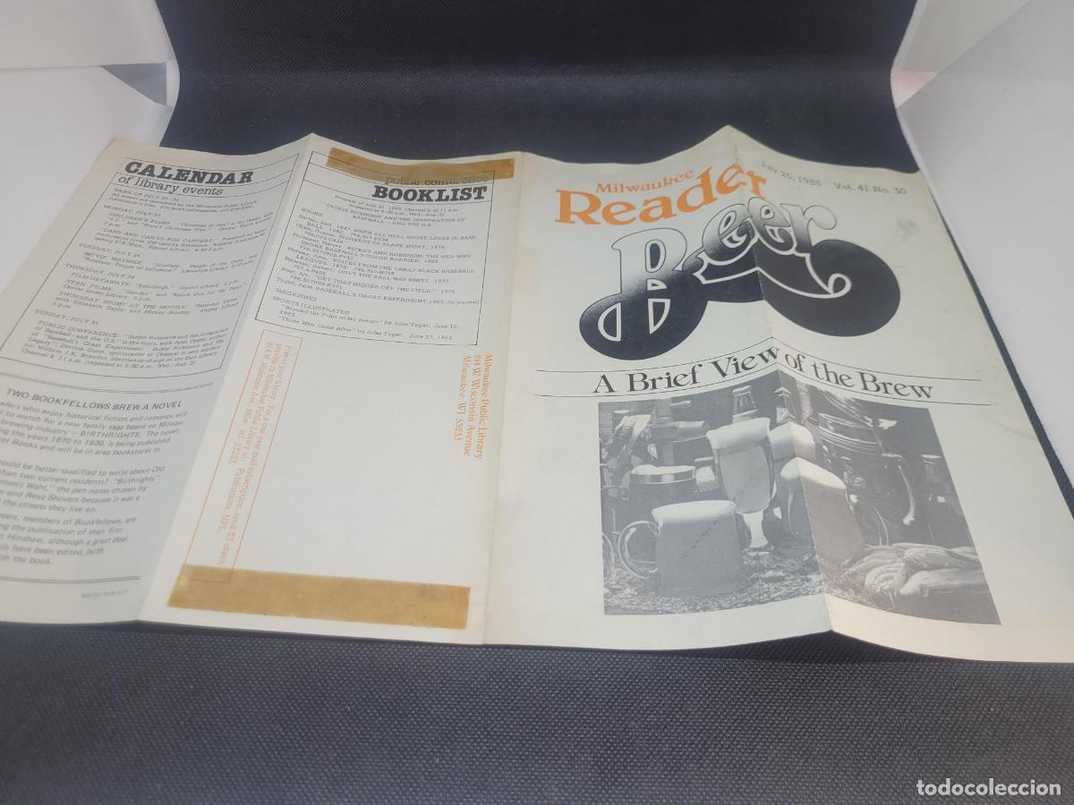 Otros art&iacute;culos de coleccionismo en papel: MILWAUKEE READER BEER 1983 - Foto 3