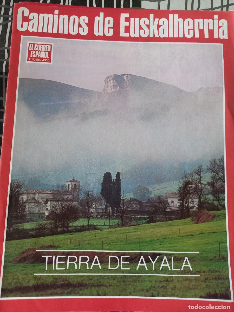 Otros art&iacute;culos de coleccionismo en papel: TIERRA DE AYALA, ALAVA. FASCICULO DE CAMINOS DE EUSKALHERRIA. 12 PAGINAS
