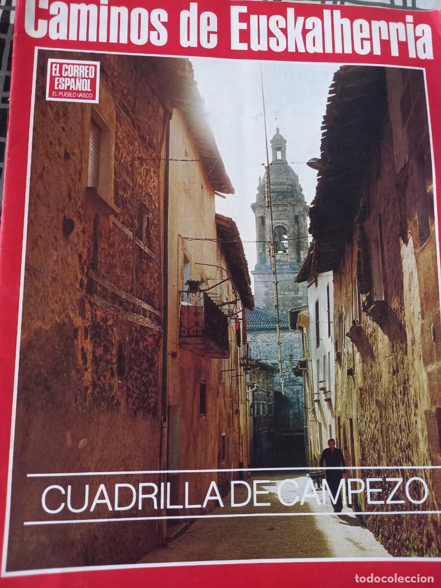 Otros art&iacute;culos de coleccionismo en papel: CUADRILLA DE CAMPEZO, ALAVA. FASCICULO DE CAMINOS DE EUSKALHERRIA. 12 PAGINAS