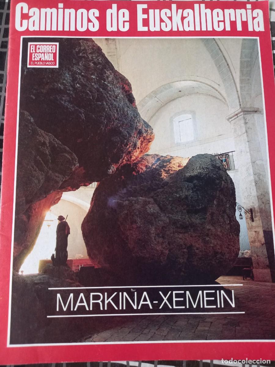 Otros art&iacute;culos de coleccionismo en papel: MARKINA-XEMEIN. FASCICULO DE CAMINOS DE EUSKALHERRIA. 12 PAGINAS