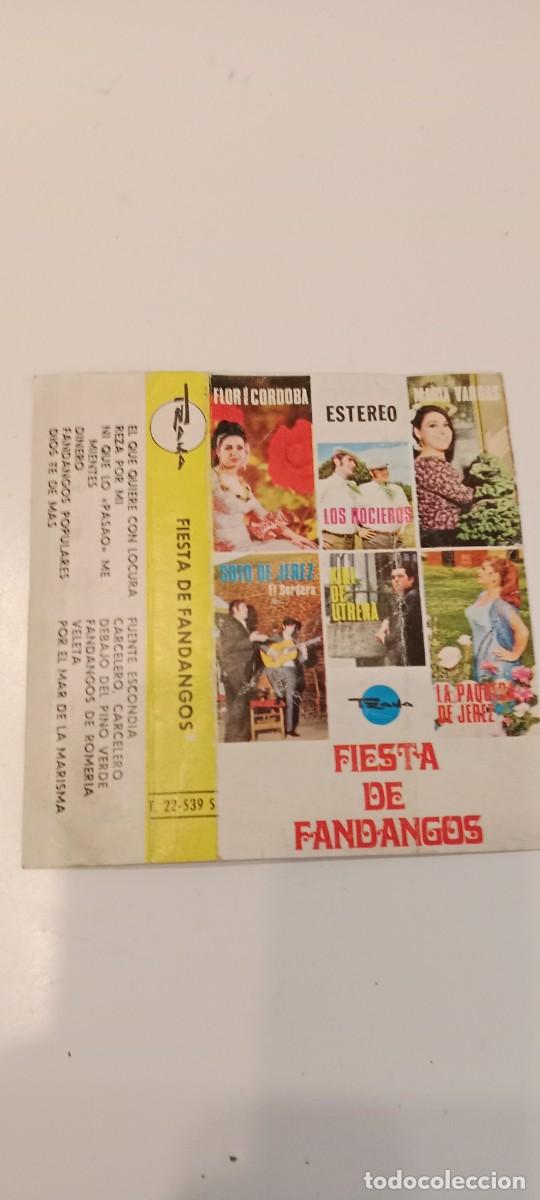 Collectionnisme Papier divers: C-INS CARATULA CASETE FIESTA DE FANDANGOS A LA DE FOTO