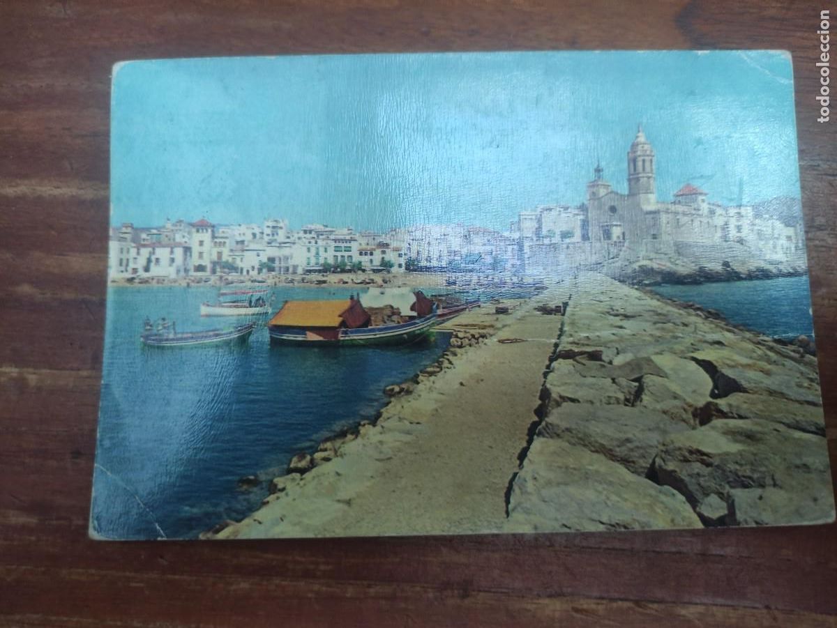 Otros art&iacute;culos de coleccionismo en papel: Postal de Sitges 1961. Escrita - Foto 1