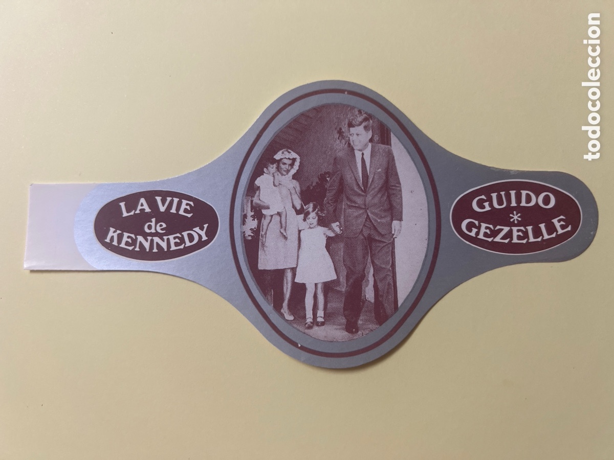 Sammelleidenschaft Andere Papierartikel: L1162. VITOLA DE LA VIDA DE KENNEDY (GUIDO GEZELLE) LA VIE DE KENNEDY