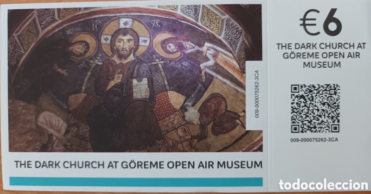 Otros art&iacute;culos de coleccionismo en papel: ENTRADA LA IGLESIA OSCURA DEL MUSEO AL AIRE LIBRE DE G&Ouml;REME