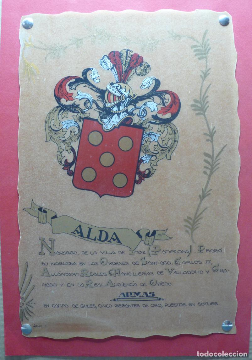 Otros art&iacute;culos de coleccionismo en papel: ESCUDO DE ARMAS EN PAPEL - Foto 2