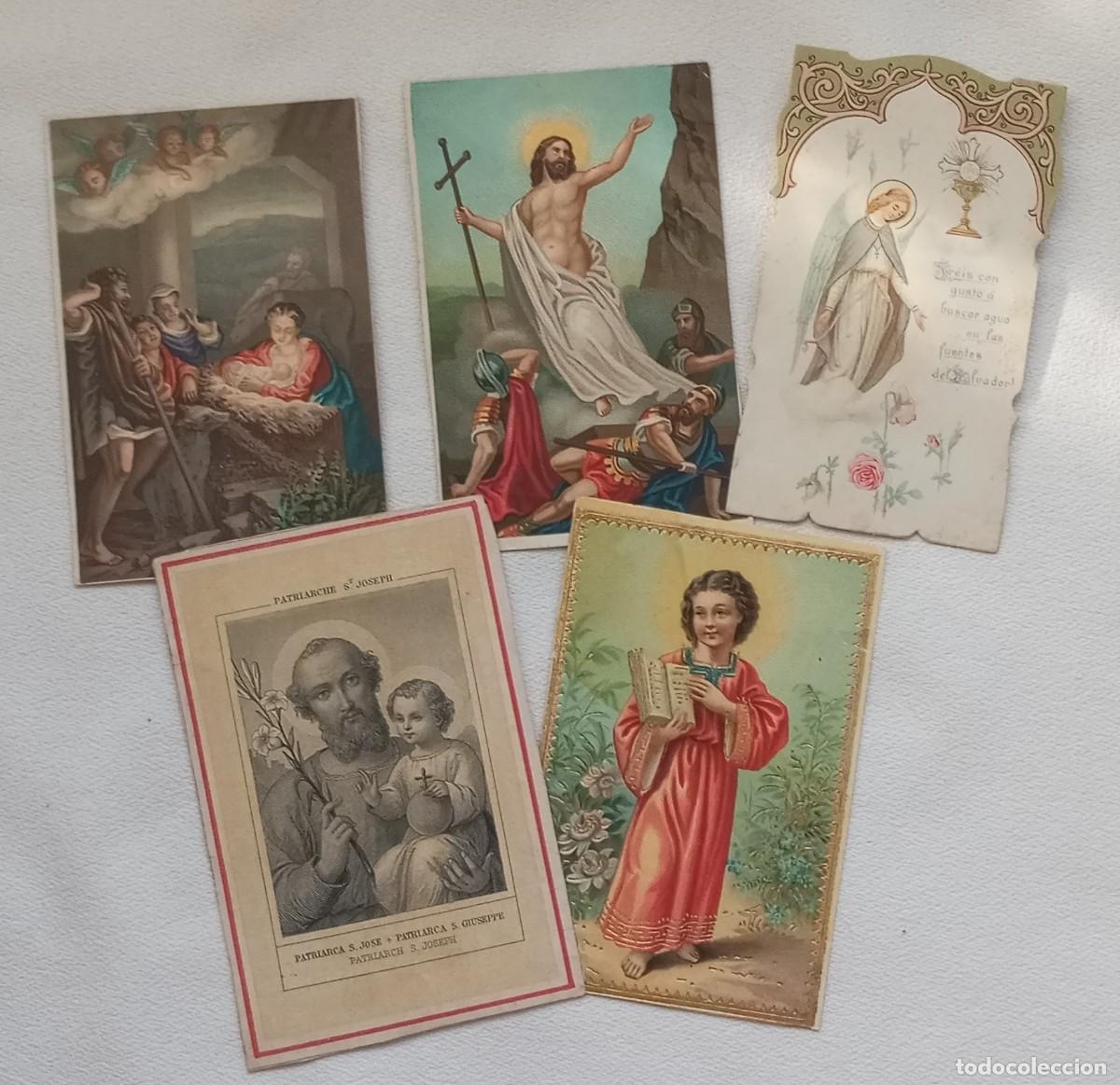 Otros art&iacute;culos de coleccionismo en papel: Antiguas estampas religiosas. - Foto 1