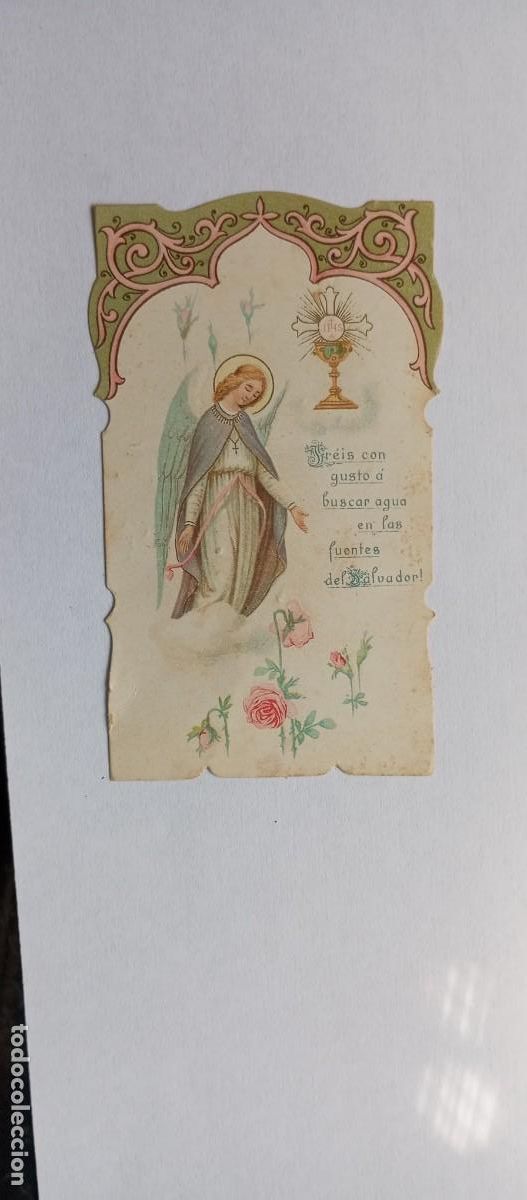 Otros art&iacute;culos de coleccionismo en papel: Antiguas estampas religiosas. - Foto 6
