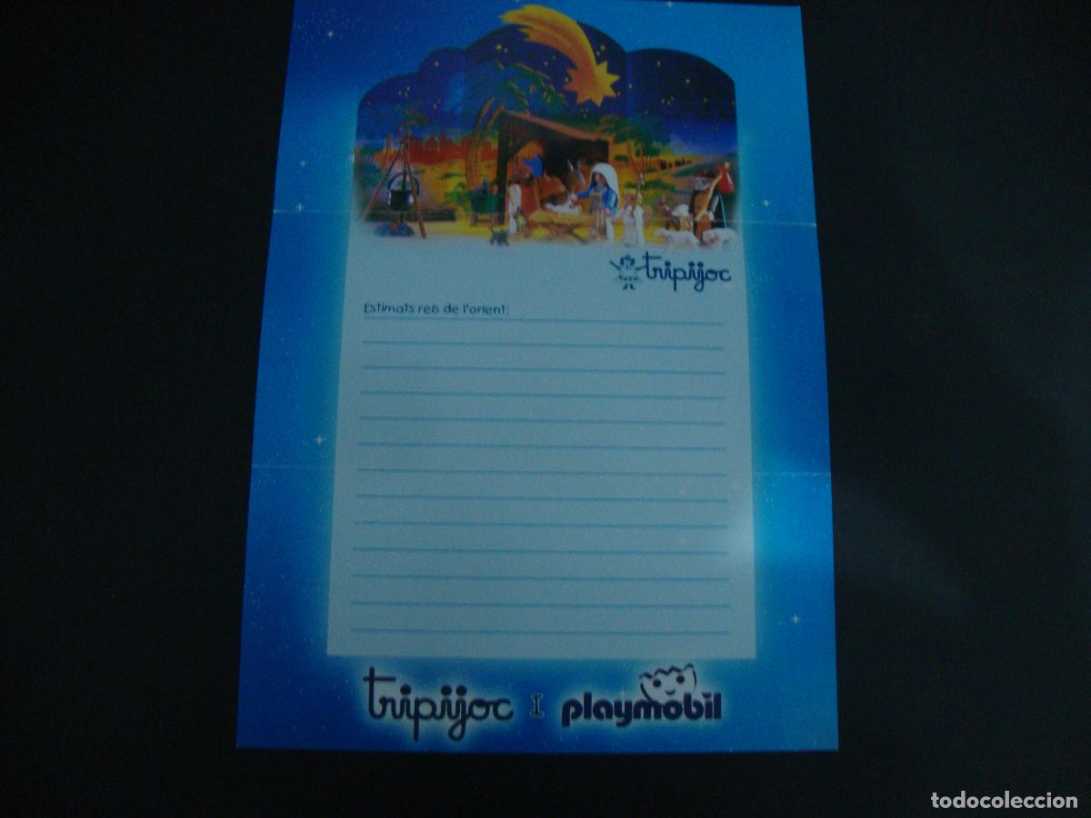 Paper Collecting Others: CARTA REYES MAGOS PUBLICIDAD TRIPIJOC I PLAYMOBIL