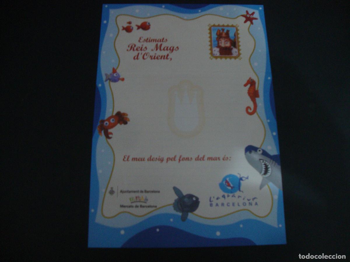 Paper Collecting Others: CARTA REYES MAGOS PUBLICIDAD L'AQUARIUM BARCELONA