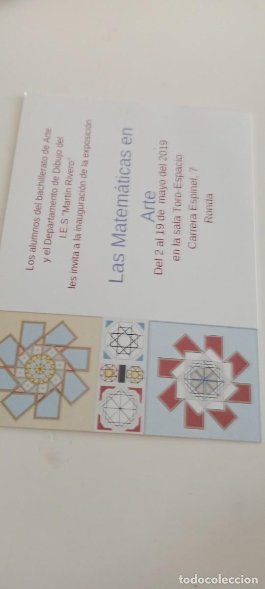 Outros artigos de papel: C-MART EL DE FOTO INVITACION LAS MATEMATICAS EN ARTE