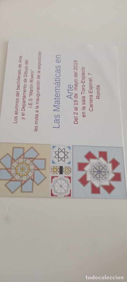 Outros artigos de papel: C-MART EL DE FOTO INVITACION LAS MATEMATICAS EN ARTE