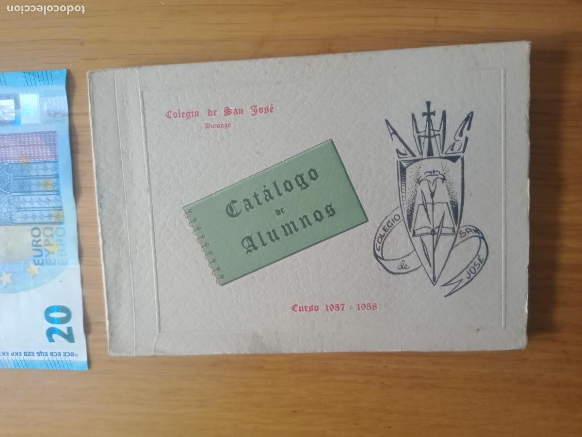 Otros art&iacute;culos de coleccionismo en papel: Colegio de San Jos&eacute;, Durango, Vizcaya. Cat&aacute;logo de alumnos 1957 1958