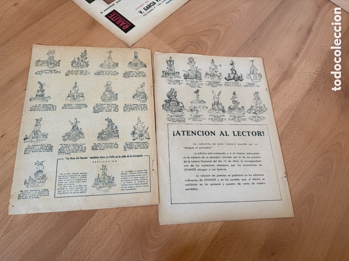 Otros art&iacute;culos de coleccionismo en papel: BOCETOS DE LAS FALLAS. A&Ntilde;OS 50 - Foto 10