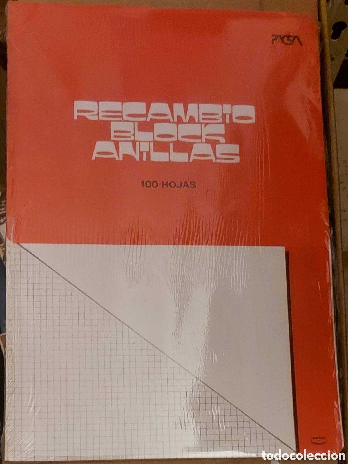 Otros Art&iacute;culos de Coleccionismo en Papel: PACSA. Recambo block anillas cuatro taladros, cuadritos. A&ntilde;os 80