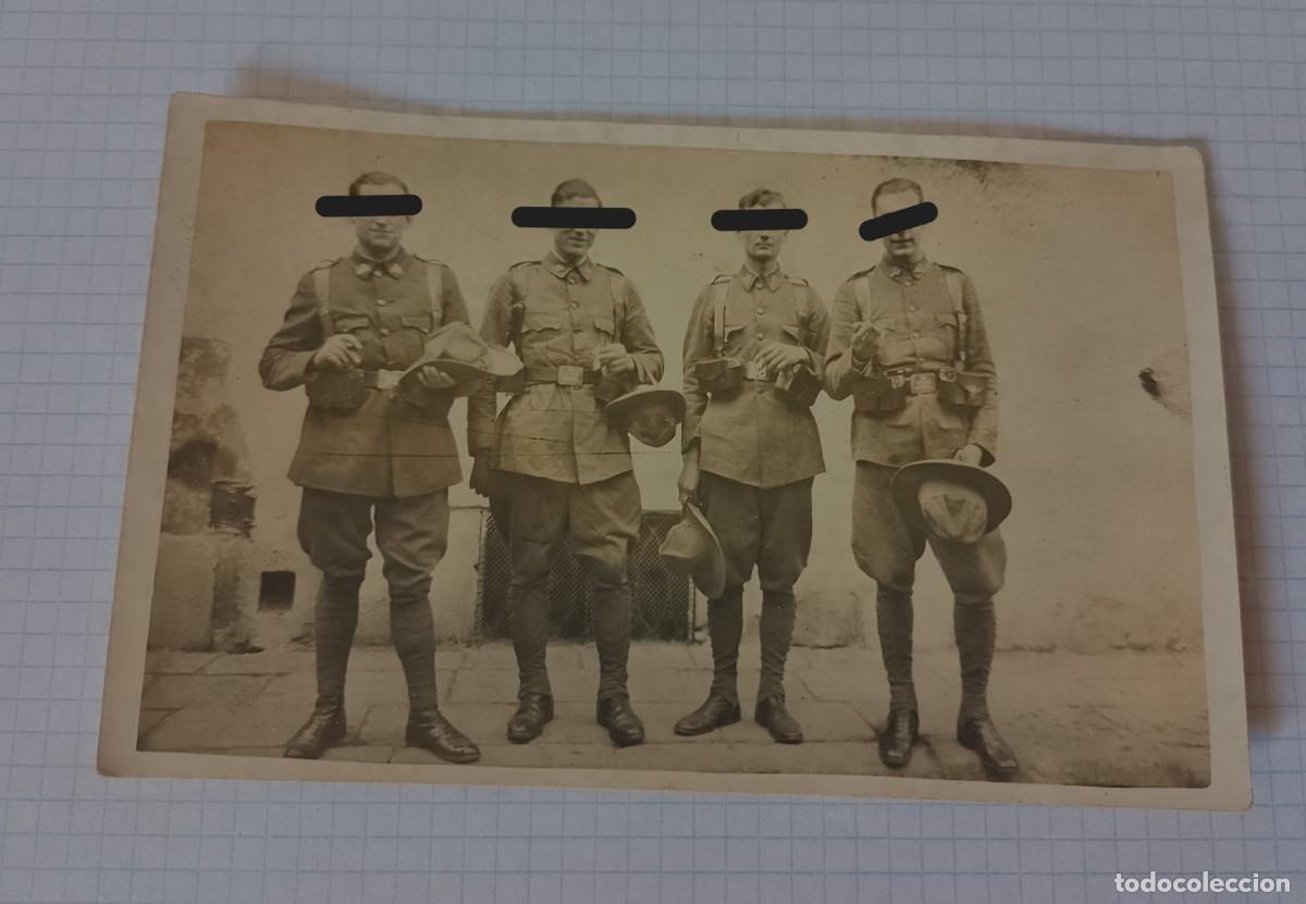 Otros Art&iacute;culos de Coleccionismo en Papel: Tarjeta postal militar, soldados de infanter&iacute;a