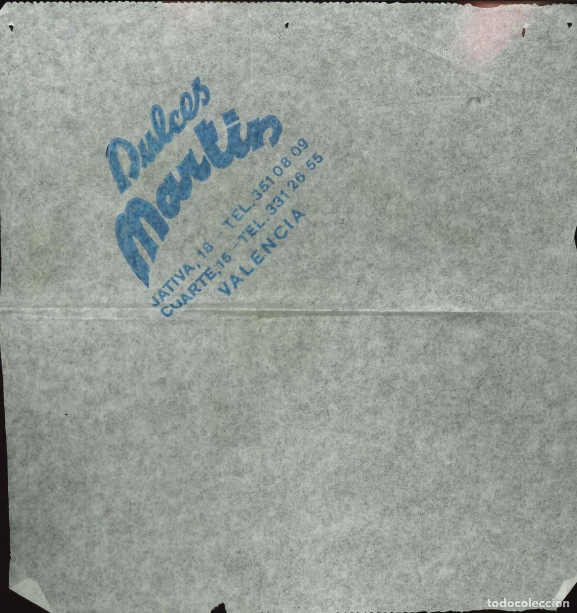 Sammelleidenschaft Andere Papierartikel: SERVILLETA PAPEL - DULCES MARTIN (VALENCIA) - TINTA AZUL