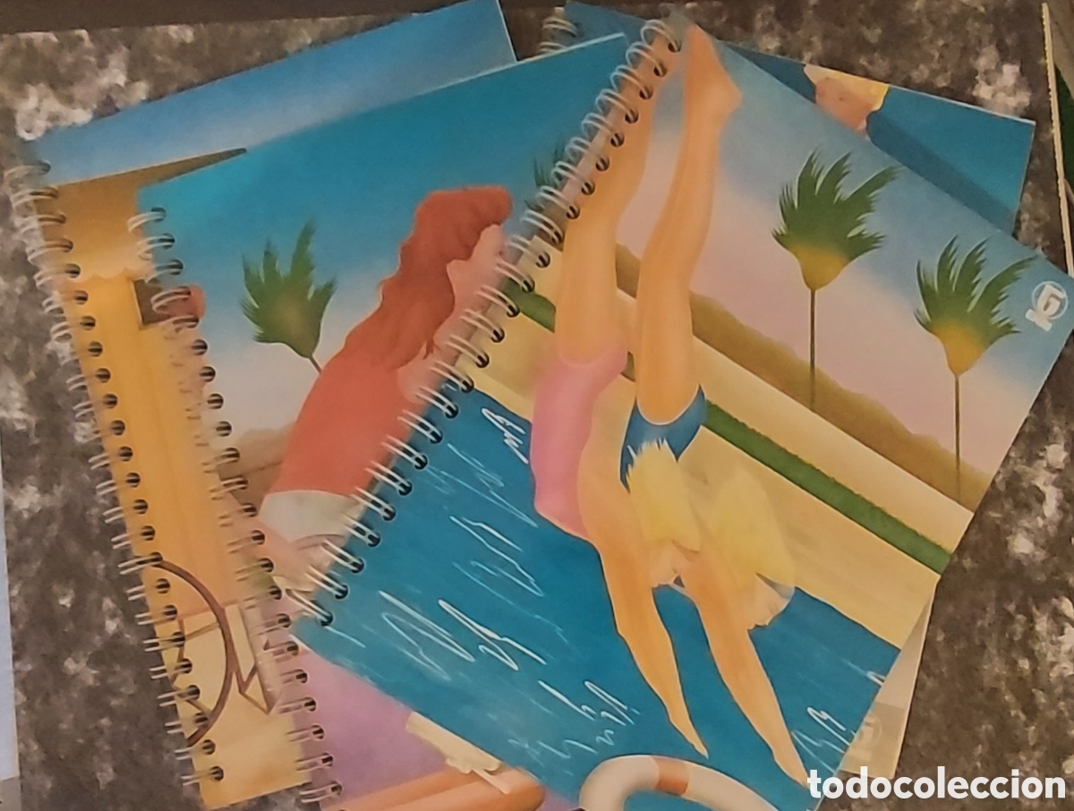 Paper Collecting Others: Coleccion chicas de verano a&ntilde;os 80. Enri. Cuatro cuadernos blocs de 80 hojas