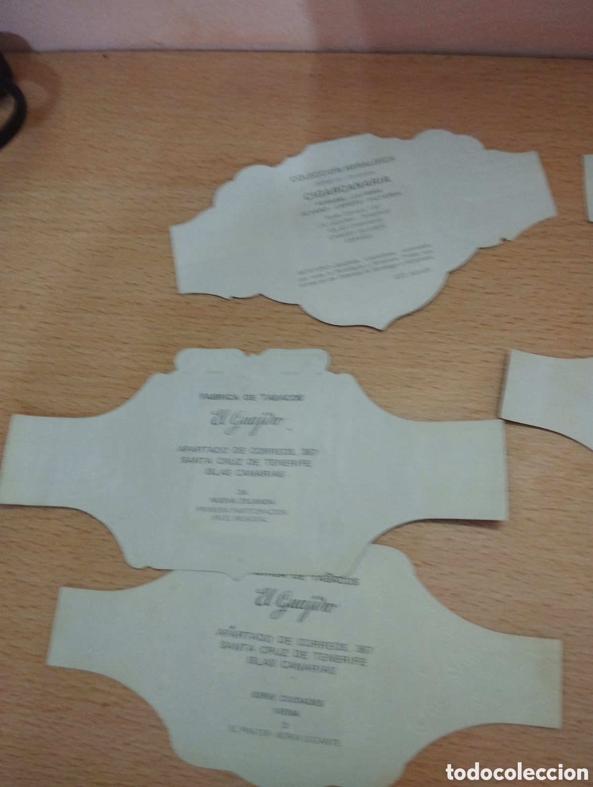 Otros art&iacute;culos de coleccionismo en papel: Lote 16 vitolas de tabaco - Foto 8
