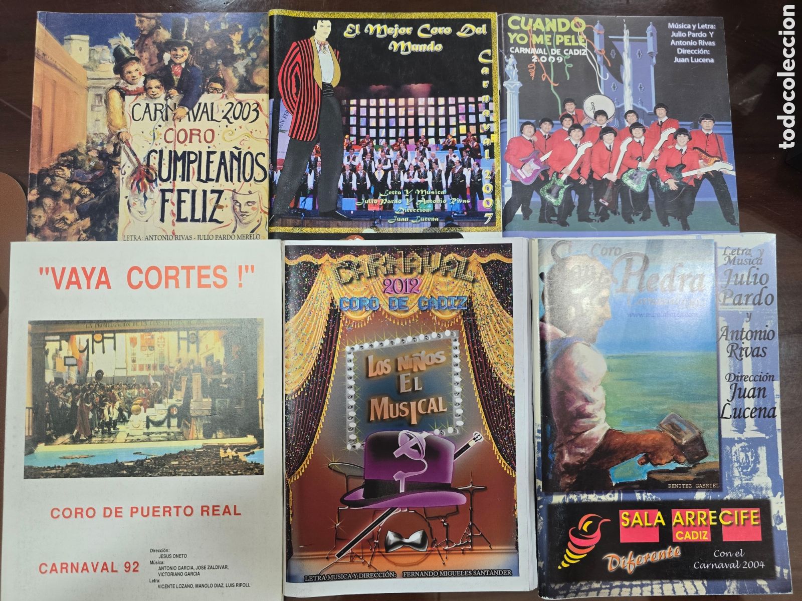 Otros art&iacute;culos de coleccionismo en papel: 11 libretos del carnaval de cadiz - Foto 1