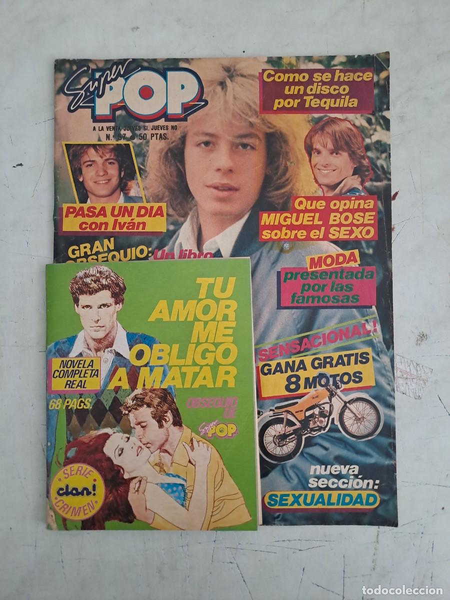 Otros Art&iacute;culos de Coleccionismo en Papel: Super pop 57, con poster central, suplemento y posters adicionales, en buen estado