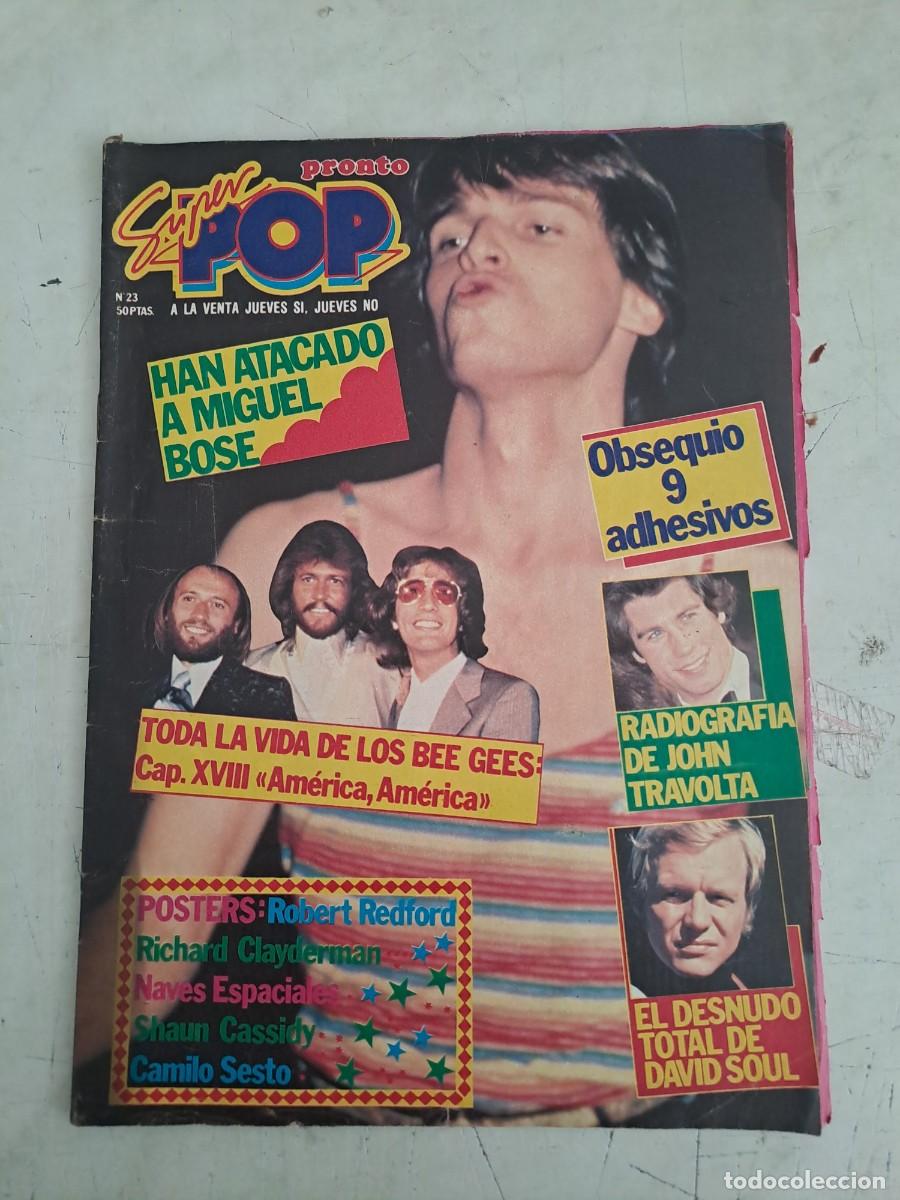 Otros Art&iacute;culos de Coleccionismo en Papel: Super pop 23, con el poster central y los cromos, en buen estado