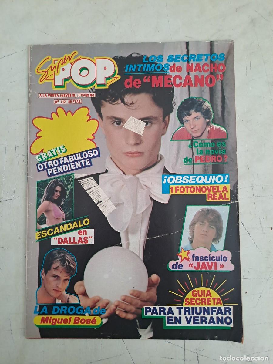 Otros Art&iacute;culos de Coleccionismo en Papel: Super pop 112, con poster central y suplemento, en buen estado