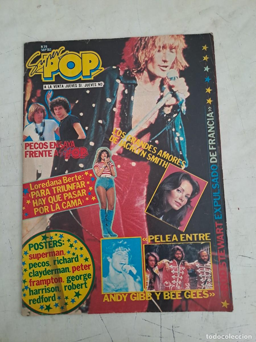 Otros Art&iacute;culos de Coleccionismo en Papel: Super pop 28, con poster central y cromos, en buen estado