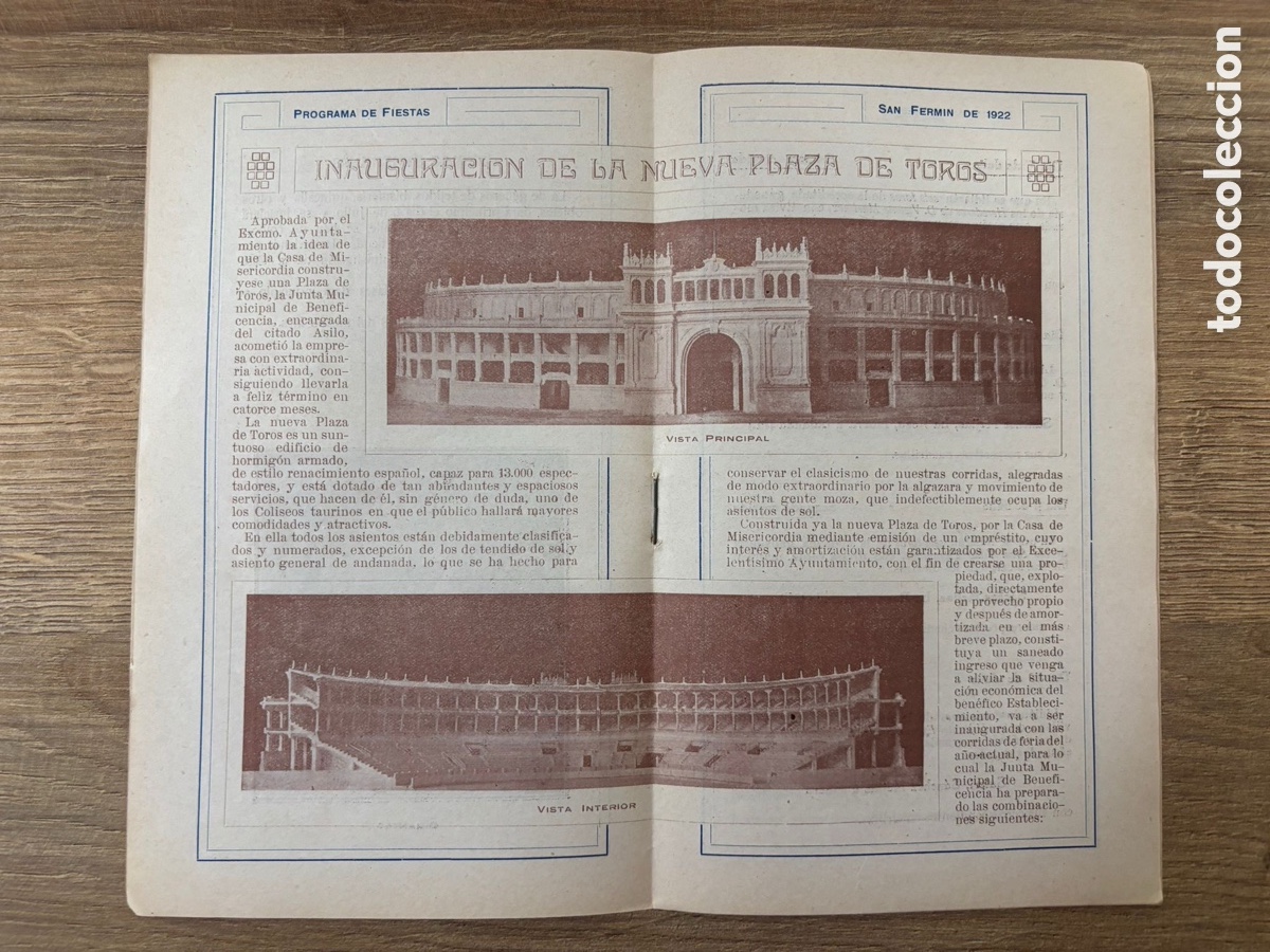 Otros art&iacute;culos de coleccionismo en papel: Programa San Ferm&iacute;n 1922 - Foto 4
