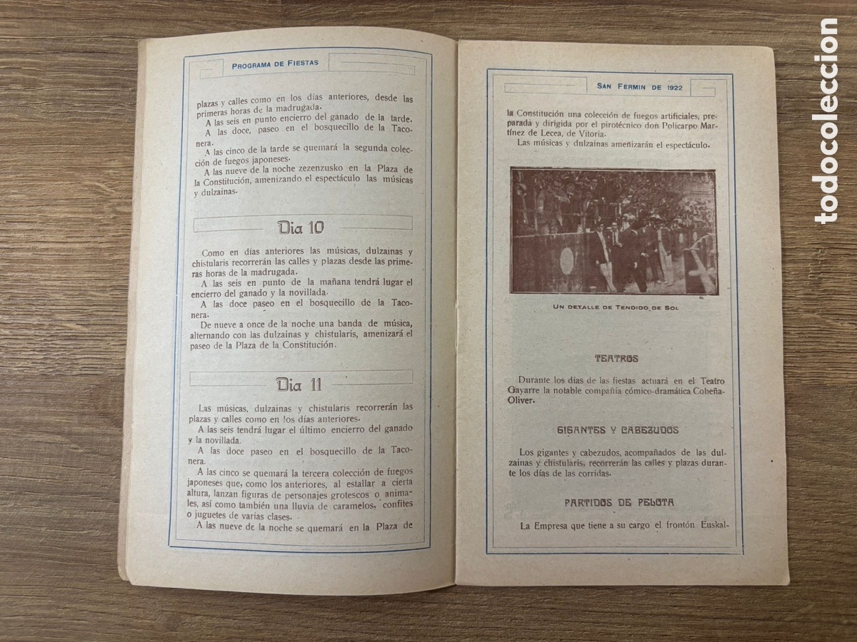 Otros art&iacute;culos de coleccionismo en papel: Programa San Ferm&iacute;n 1922 - Foto 5