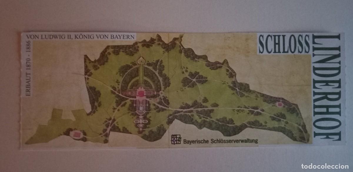 Outros artigos de papel: Entrada al castillo de Linderhof en Bayern