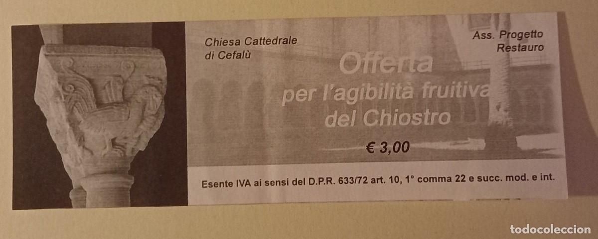 Otros art&iacute;culos de coleccionismo en papel: Entrada a la Catedral de Cefal&uacute; - Foto 1