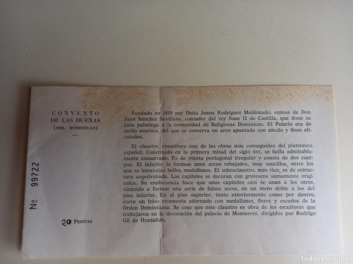 Otros art&iacute;culos de coleccionismo en papel: Entrada al Convento de las Due&ntilde;as - Foto 1