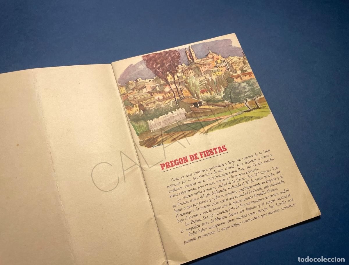 Otros art&iacute;culos de coleccionismo en papel: Programa Corella fiestas 1955 &ndash; Navarra - Foto 5