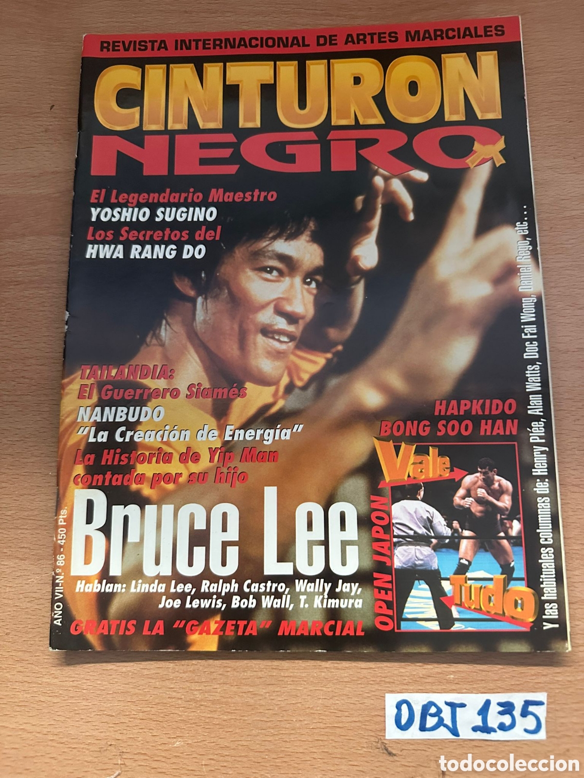 Otros art&iacute;culos de coleccionismo en papel: Bruce lee cintur&oacute;n negro - Foto 1