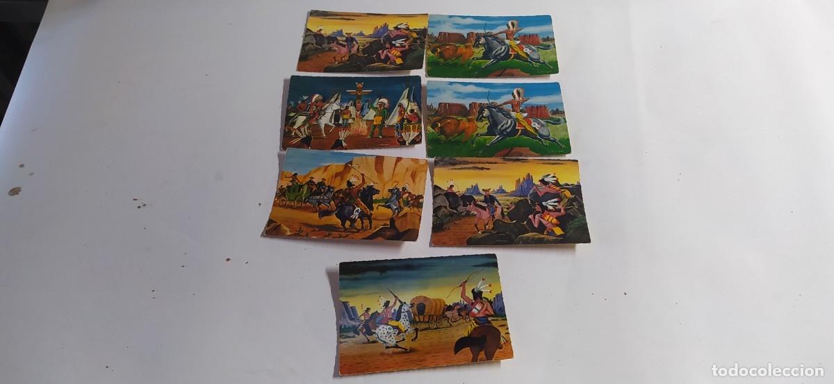 Otros art&iacute;culos de coleccionismo en papel: postales color de westers tribus de indios
