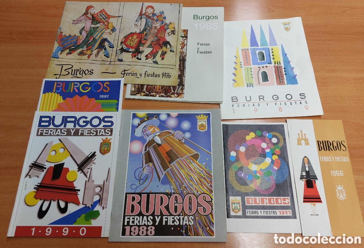 Otros art&iacute;culos de coleccionismo en papel: Programas fiestas burgos - Foto 1