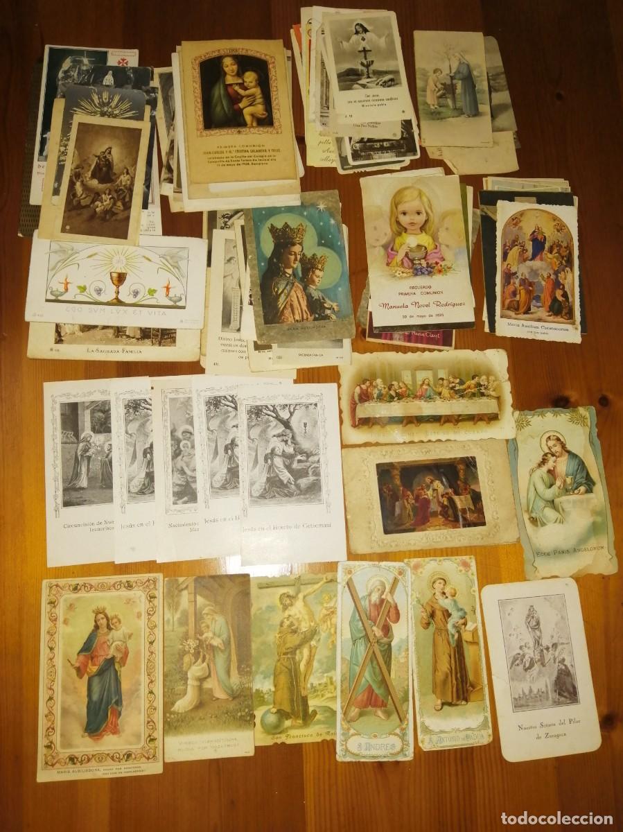 Otros art&iacute;culos de coleccionismo en papel: LOTE. 100 ESTAMPAS RELIGIOSAS - Foto 1