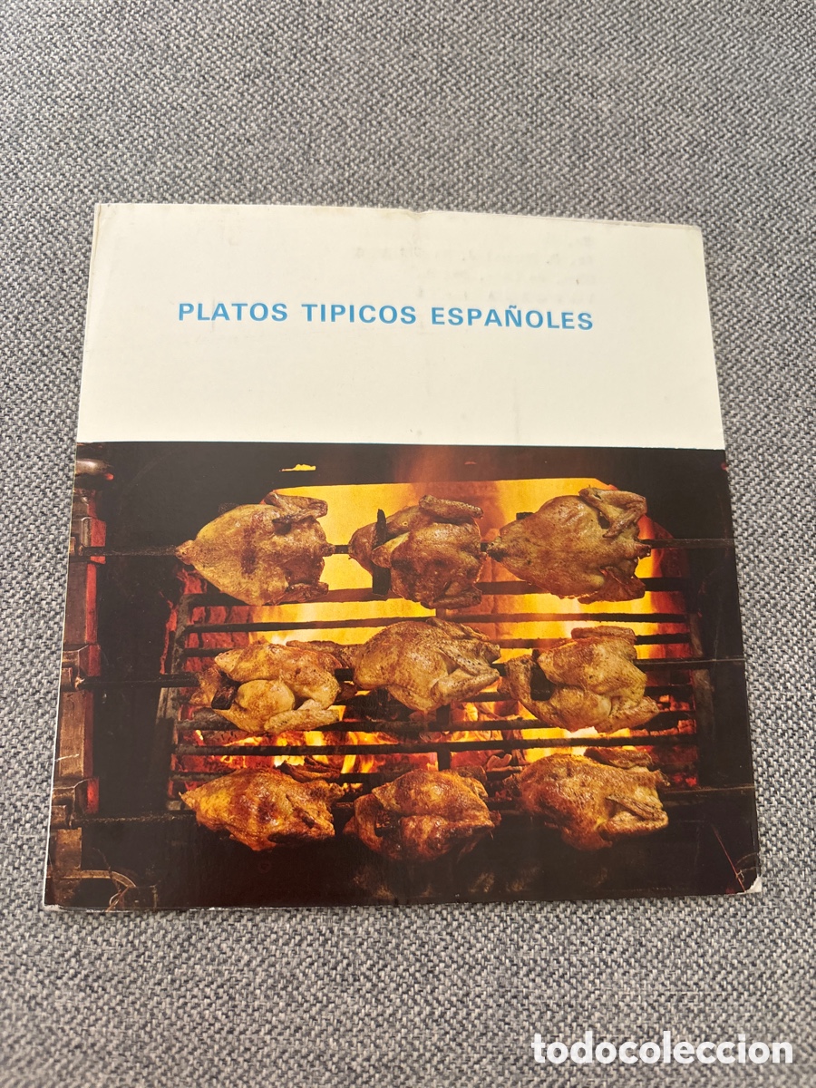 Otros art&iacute;culos de coleccionismo en papel: Postal Platos t&iacute;picos espa&ntilde;oles: Pollo al espet&oacute;n aromeado. Juan Caban&eacute;. 1967. Duplex Hermes. ASM