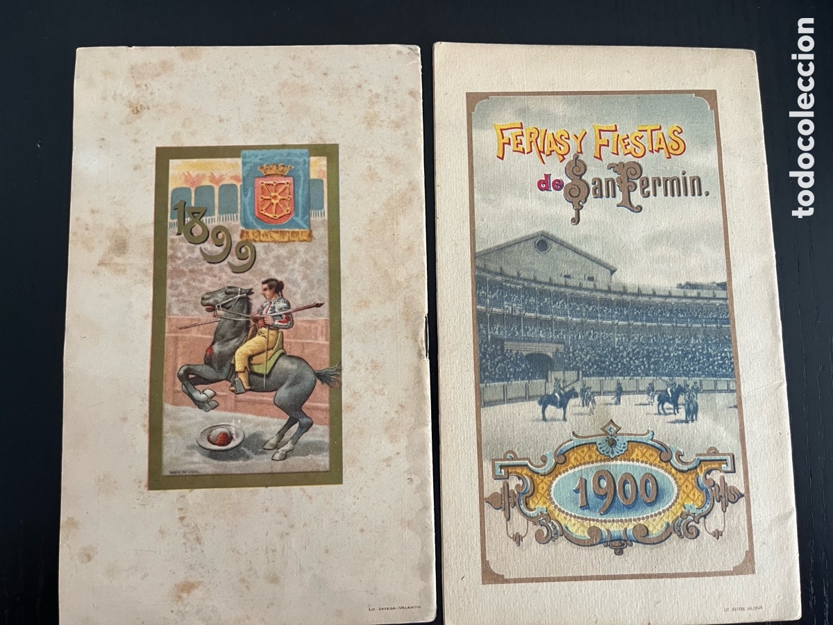 Otros art&iacute;culos de coleccionismo en papel: Lote programas de San Ferm&iacute;n, 1949 y 1950 - Foto 2